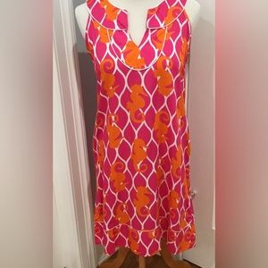 ESCAPADA SUMMERY SHIFT DRESS. FUN COLORS! SZ XS NWOT